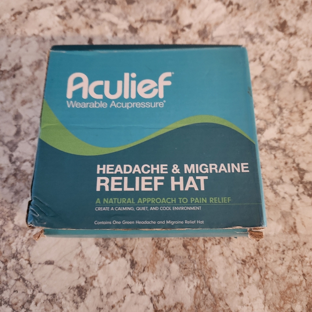 Wearable Acupressure Relief Hat - Green